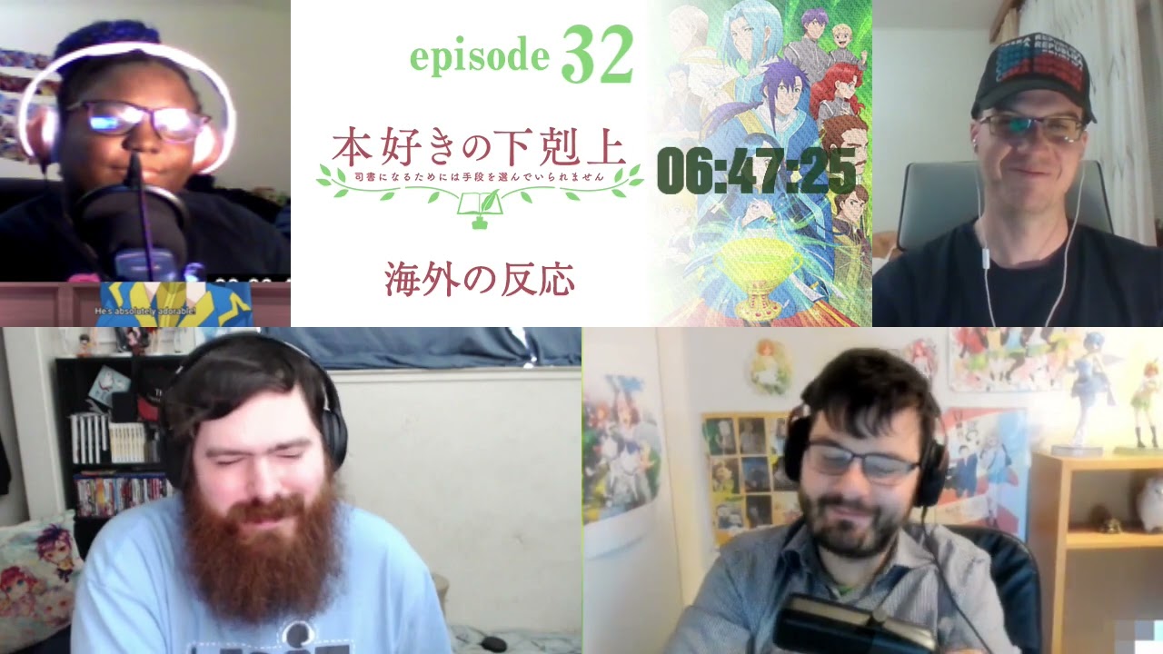 本好きの下剋上 司書になるためには手段を選んでいられません 32話 海外の反応/Ascendance of a Bookworm Episode 32 Reaction Mashup