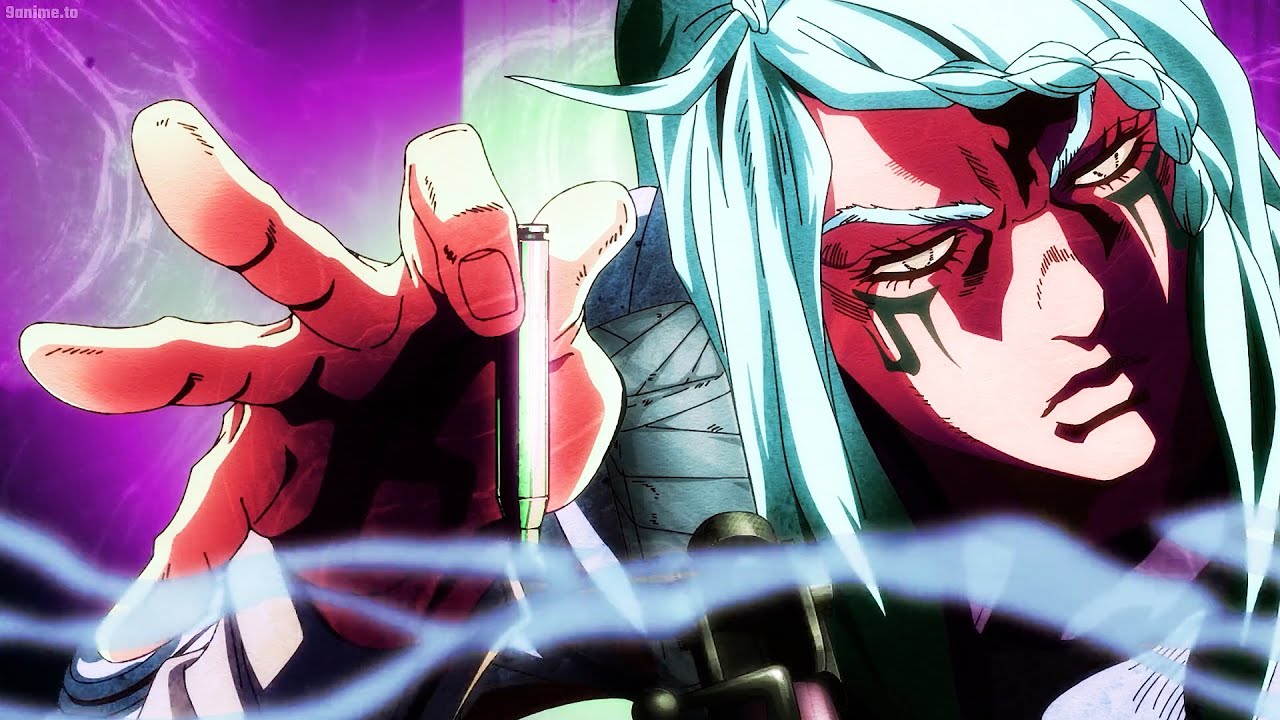 ジョジョの奇妙な冒険 – 徐倫を殺すために雇われたスーパージョンガリ・Aスナイパー, Super Jongari A Sniper hired to kill Jolyn