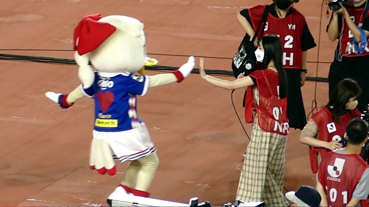 2022.09.10 J1 第29節 横浜F・マリノス vs アビスパ福岡 – スタジアムに取材に来られていた安藤咲桜さん