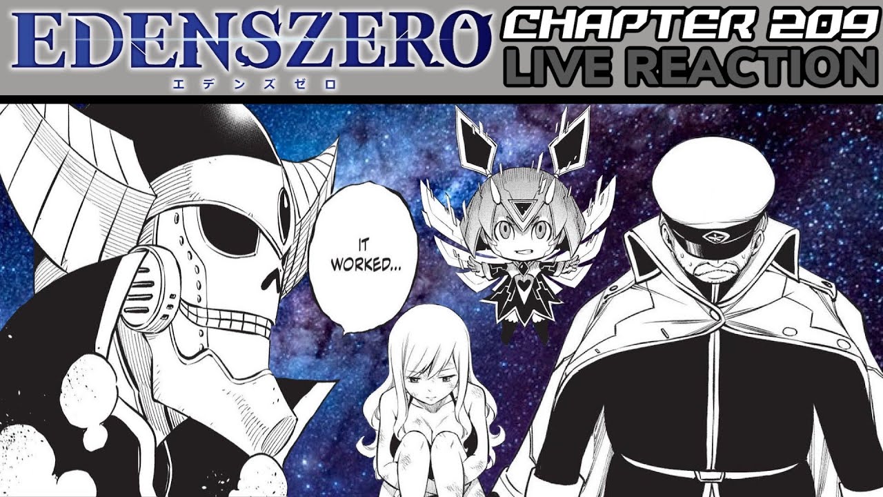Edens Zero Scan 29 Vf I KNEW HE WAS HER FATHER!!! 😁👨‍👧🔥 Eden's Zero Chapter 209 Live Reaction
