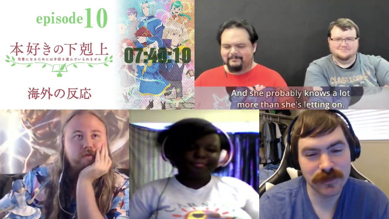 本好きの下剋上 司書になるためには手段を選んでいられません 10話 海外の反応/Ascendance of a Bookworm Episode 10 Reaction Mashup