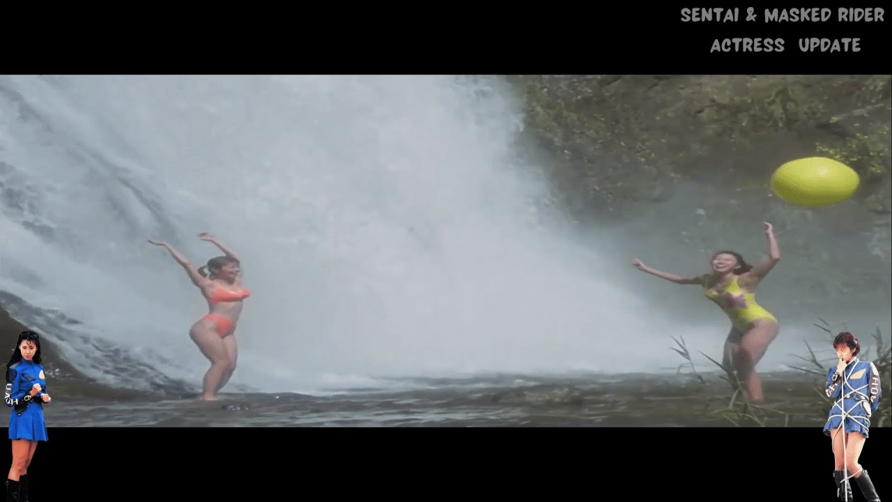 Classic Scene – Tamao Satō (さとう珠緒) & Ayumi Aso (麻生あゆみ) in Ohranger Sexy Scene