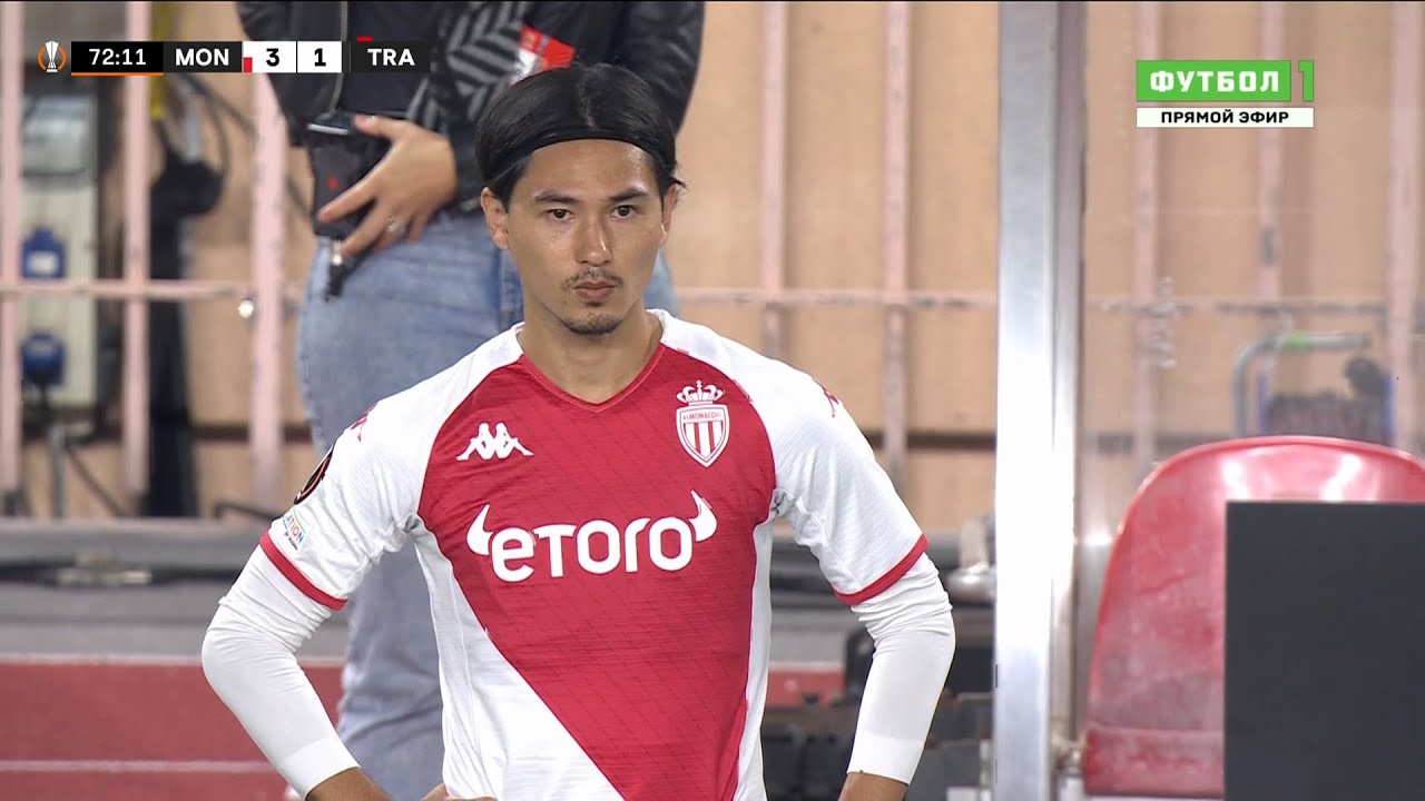 【タッチ集】南野拓実が俳優業をやめて、チームメイトのために名作を2本ゲット | ASモナコ 3-1 トラブゾンスポル