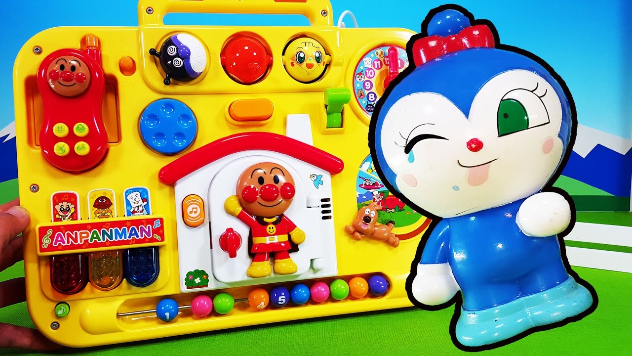 アンパンマンよくばりテーブル コキンちゃんのおもちゃ紹介❤アンパンマン アニメおもちゃ
