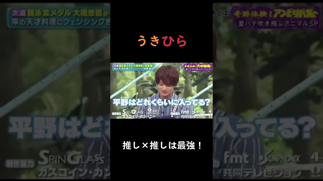 VS魂!推し×推しは最強だよ!!やっぱうきひらって似てる😆#浮所飛貴#平野紫耀 #同担拒否