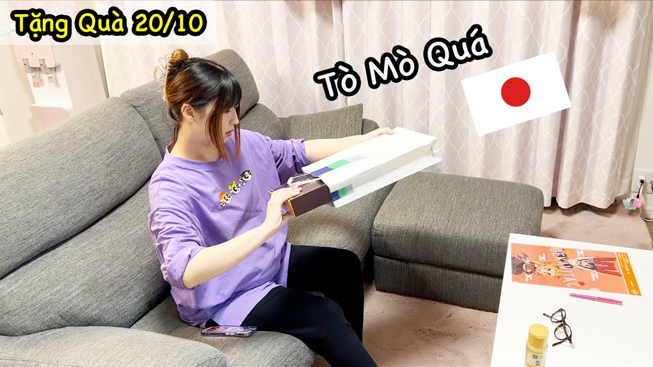 Vợ Nhật Megumi Bất Ngờ Khi Được Nhận Quà 20/10 | Lấy chồng Việt là sướng vậy đó :)))))))