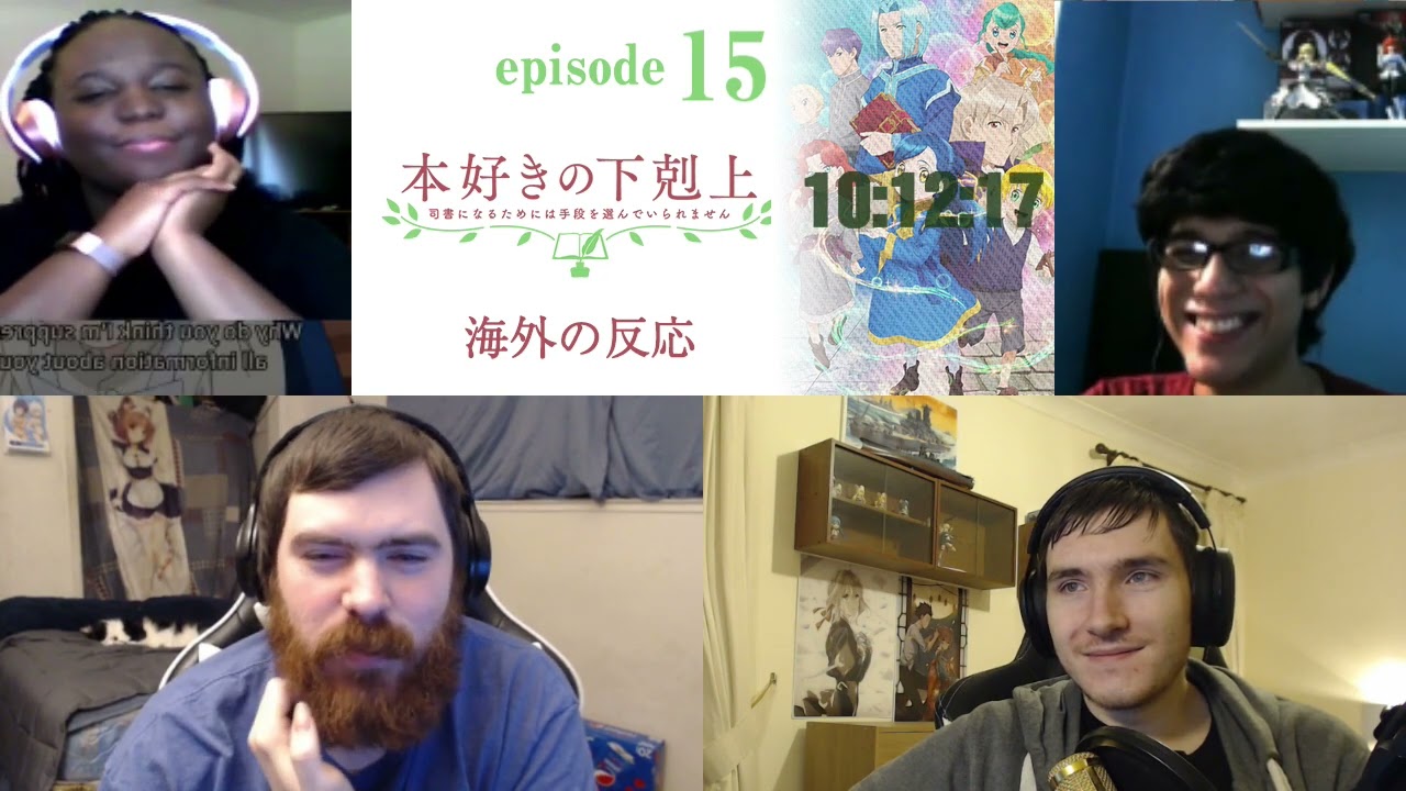 本好きの下剋上 司書になるためには手段を選んでいられません 15話 海外の反応/Ascendance of a Bookworm Episode 15 Reaction Mashup