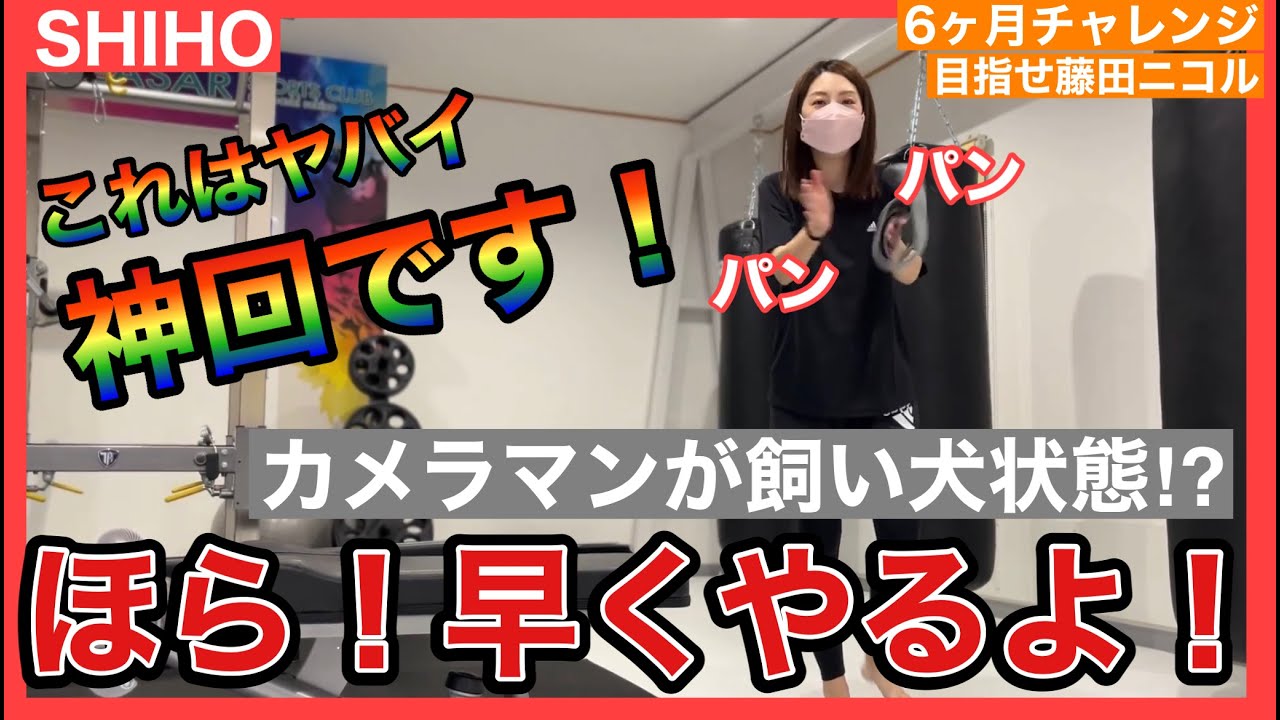 【 SHIHO カメラマンを飼い犬状態に!? 】6ヶ月で藤田ニコルのメリハリBodyへ