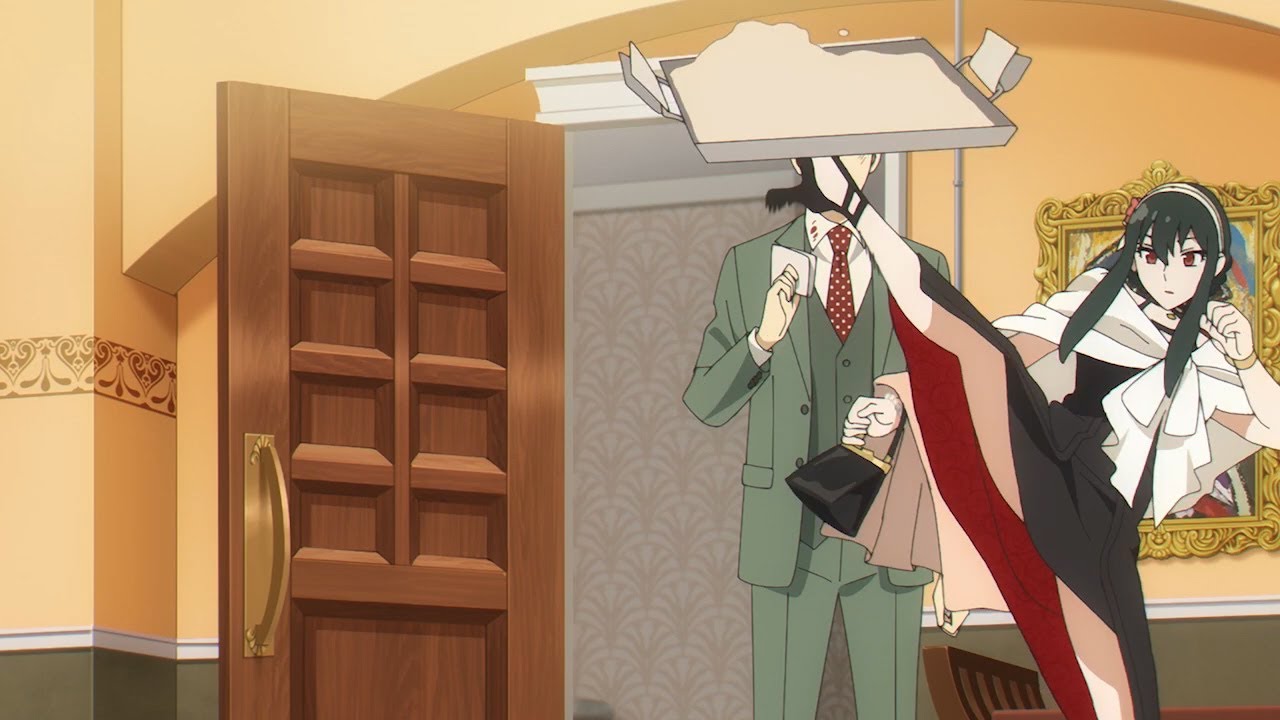 【Spy x Family #2】カレンはヨル・フォージャーに危害を加えたいが、ヨル・フォージャーは素晴らしいキックを使用した- Yor's kick is so beautiful