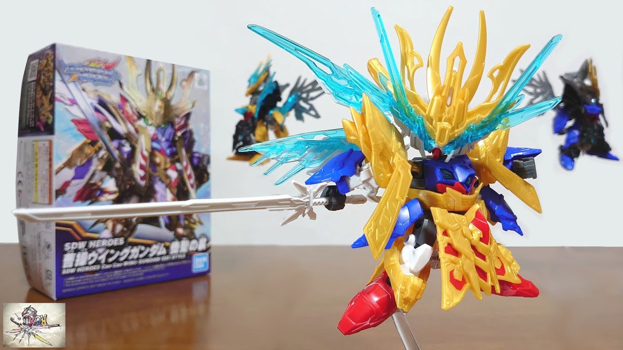 【曹操ウイングガンダムが新たな姿で登場!エフェクトパーツが付属!】SDW HEROES 曹操ウイングガンダム 倚聖の装 レビュー /Cao Cao WING GUNDAM ISEI STYLE