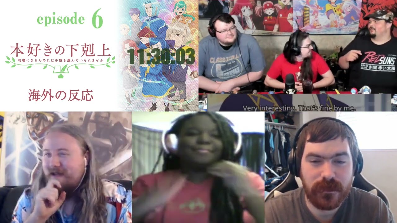 本好きの下剋上 司書になるためには手段を選んでいられません 6話 海外の反応/Ascendance of a Bookworm Episode 6 Reaction Mashup