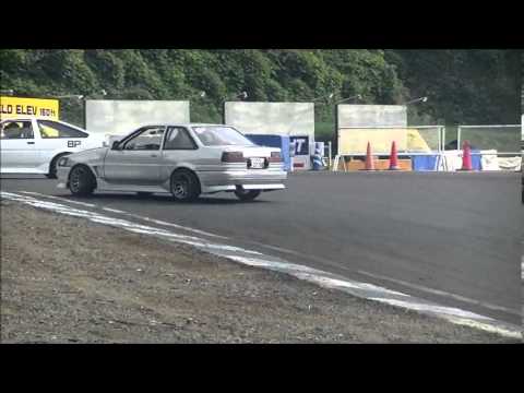 コクピットさくら 茂原 ドリフト AE86 FUN 2013.9.14 殺し愛 さくら走