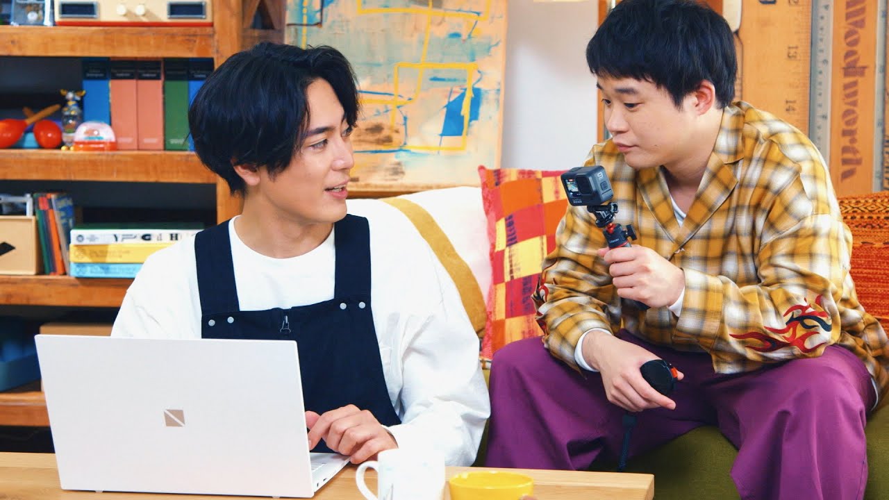 間宮祥太朗、矢本悠馬と素で対決!UFOの音を聞き取ることができるか!?/NEC LAVIE CM