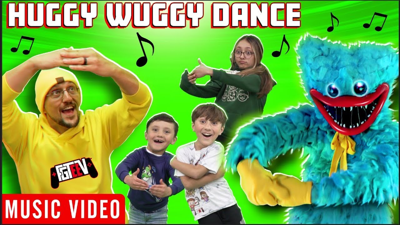 The HUGGY WUGGY Dance 🎵 FGTeeV Official Music Video YAYAFA
