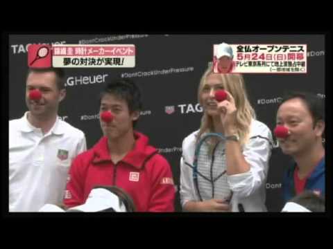 2015/5/19 夢の対決 錦織圭 × シャラポア 全仏オープン イベント