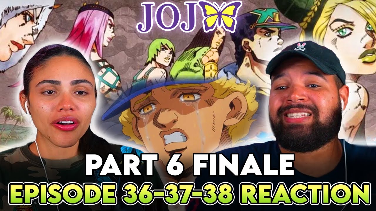 信じられないほどの結末! | |ジョジョの奇妙な冒険 ストーンオーシャン 第36話、第37話、第38話の反応
