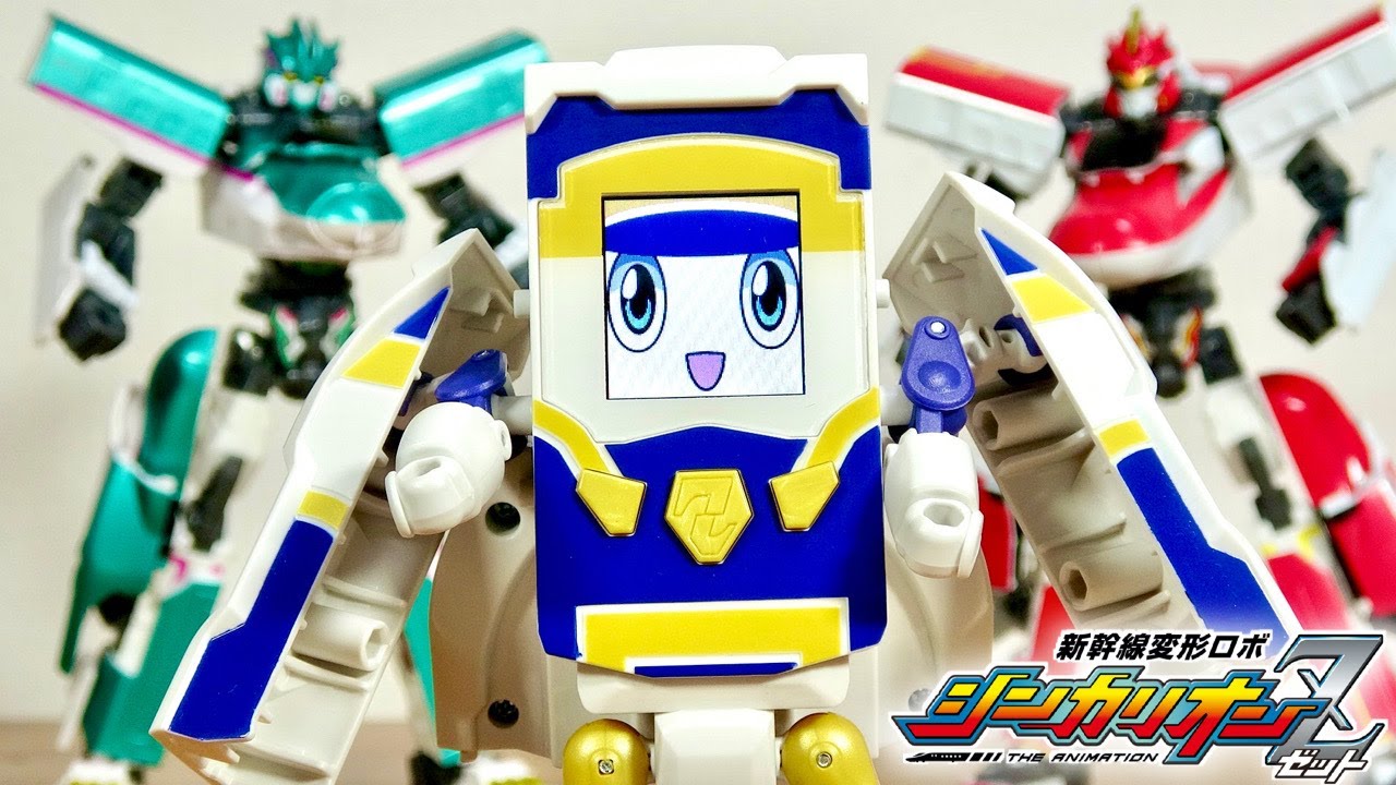 超可愛いしとにかくよく喋る!新幹線変形ロボ シンカリオンZ 超進化モバイルZギア スマット Zコードを読み込んでバトル!スマットに変形も可能!