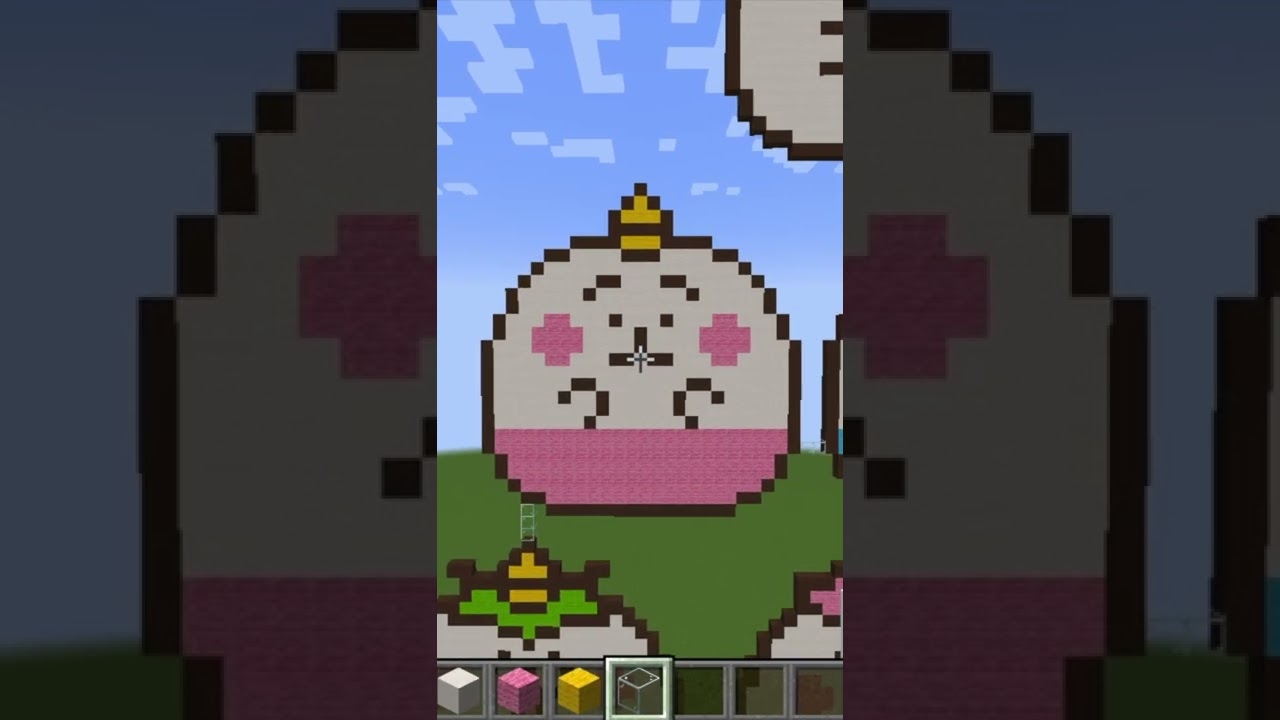 【ドット絵 マイクラ】12匹のちみも達を紹介♪【アニメ「ちみも」】 #Shorts