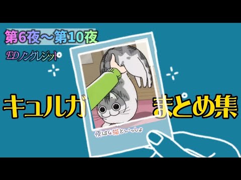 【夜は猫といっしょ 】第6夜〜第10夜 『EDノンクレジット』「切り抜き」 #夜は猫といっしょ #キュルガ #アニメ