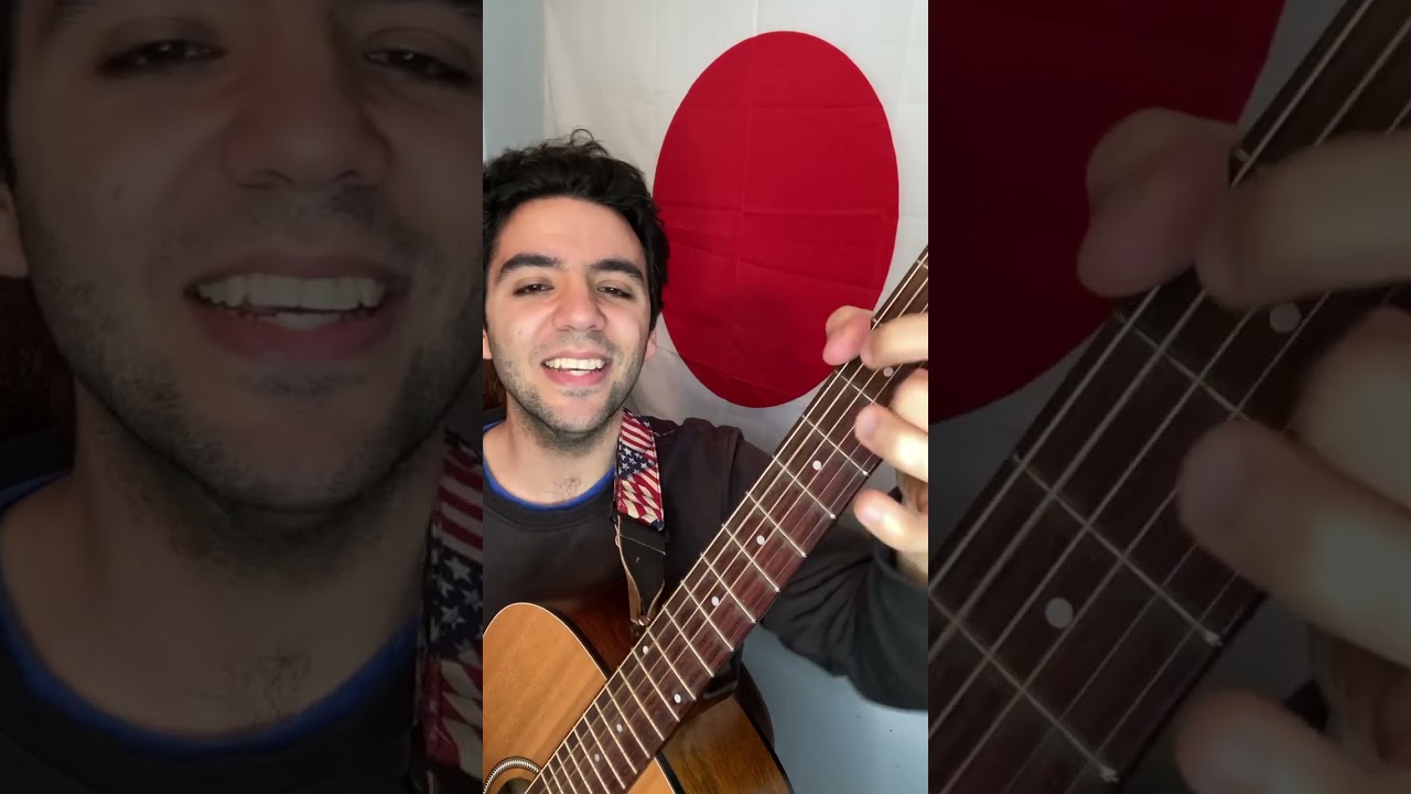 AKB48「遠距離ポスター」【外国人弾き語り】#shorts