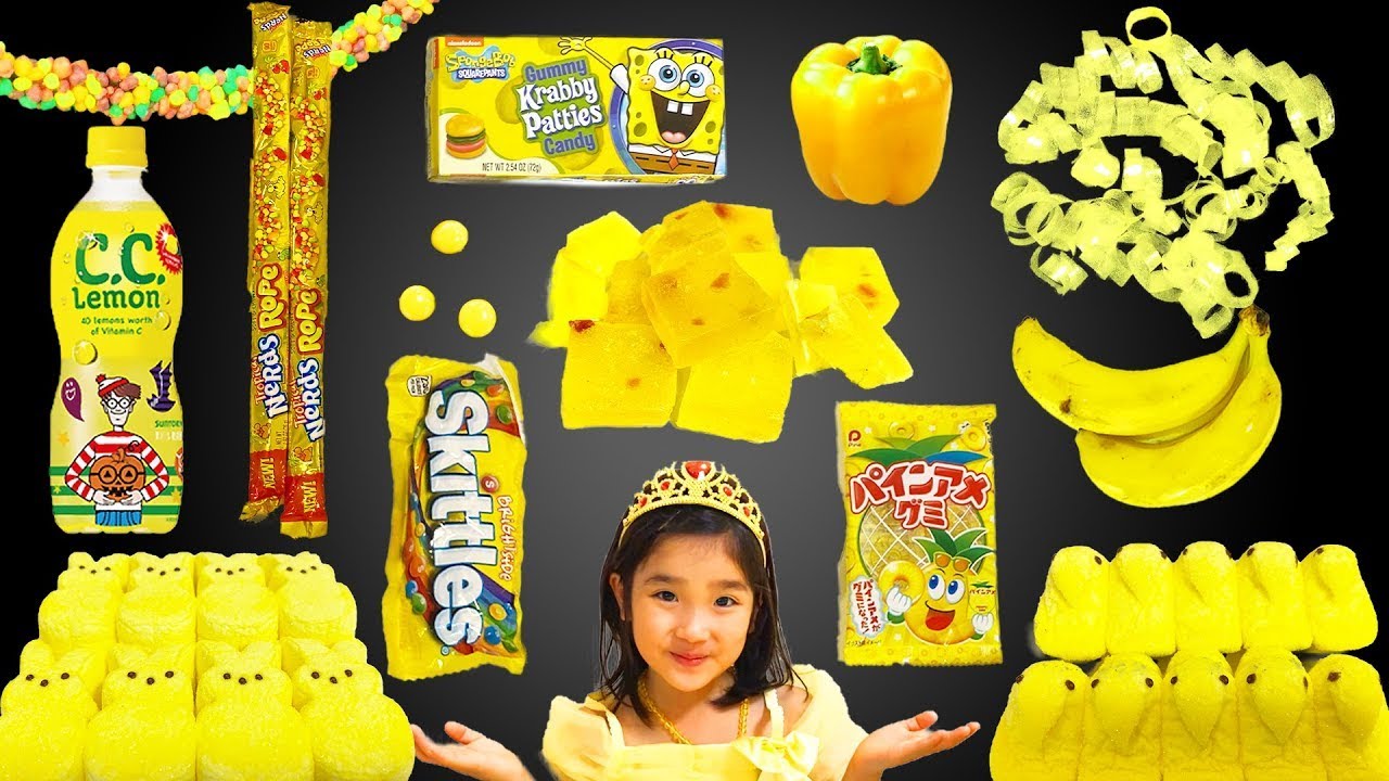 【寸劇】みのちゃんは黄色を集めてハッピーになりたい!イエローフードチャレンジ *Yellow food Challenge #すみっコぐらし #セガトイズ