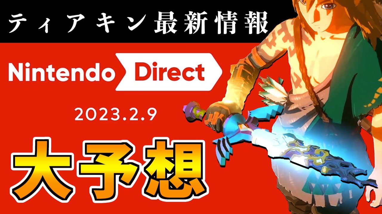 2023年ついにニンダイ配信決定!ティアキンの新解禁情報を大予想します【ティアーズオブザキングダム】【ゼルダの伝説ブレスオブザワイルド】【Botw】