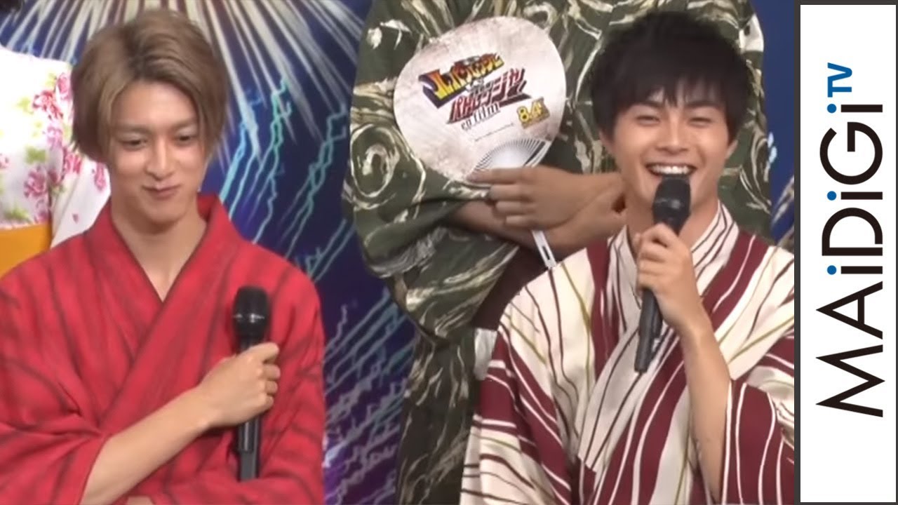 “Wレッド”伊藤あさひ&結木滉星が仲良すぎ!「撮影現場でイチャイチャ」 劇場版「仮面ライダービルド 「快盗戦隊ルパンレンジャーVS警察戦隊パトレンジャー」完成披露イベント3