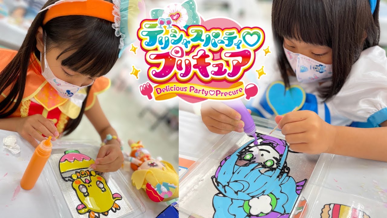 【おでかけ】デリシャスマイルフルコースに行ってきたよ★ ペタペタ焼き楽しい! デリシャスパーティプリキュア 教育【まりちゃんいずちゃんチャンネル】