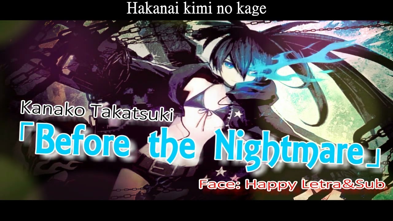 BLACK ROCK SHOOTER DAWN FALL ED Full Sub「Before the Nightmare」by Kanako Takatsuki