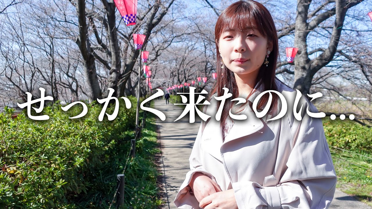 【悲惨】お花見デートに行ったらまさかの結果に…😂