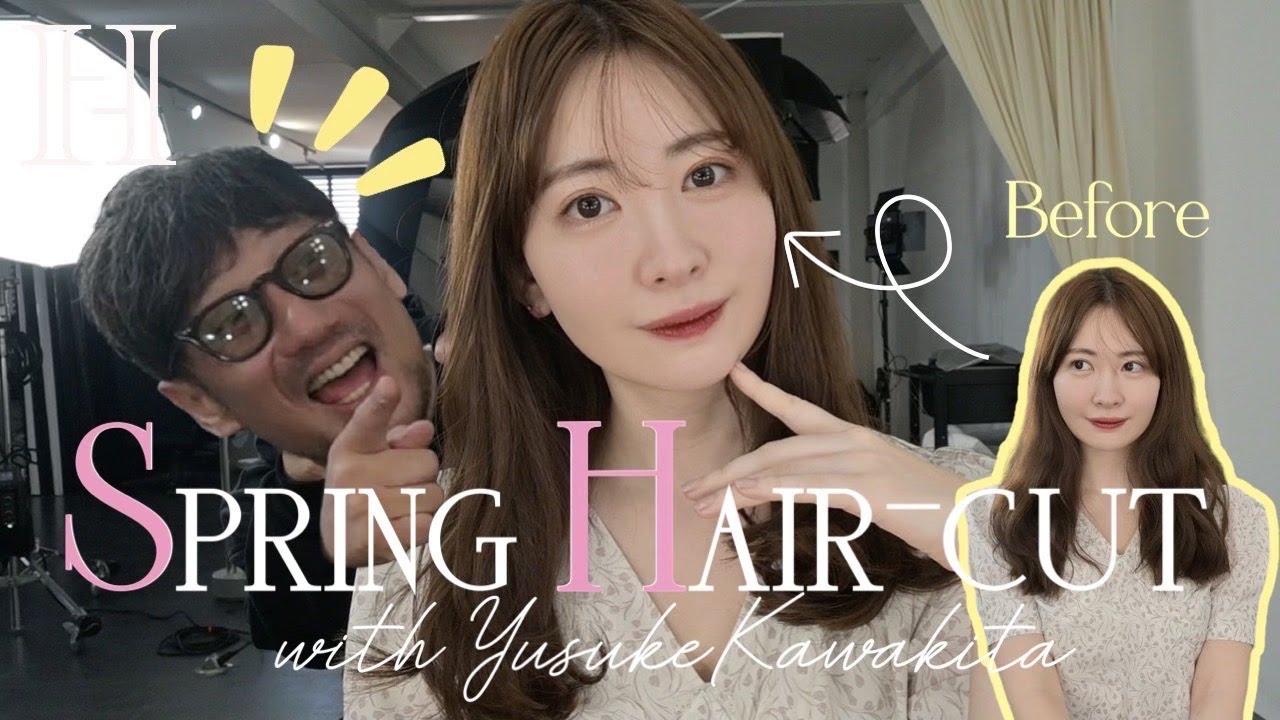 【河北コラボ】髪を切りました❣️最新こじはるヘアの作り方💇♀️