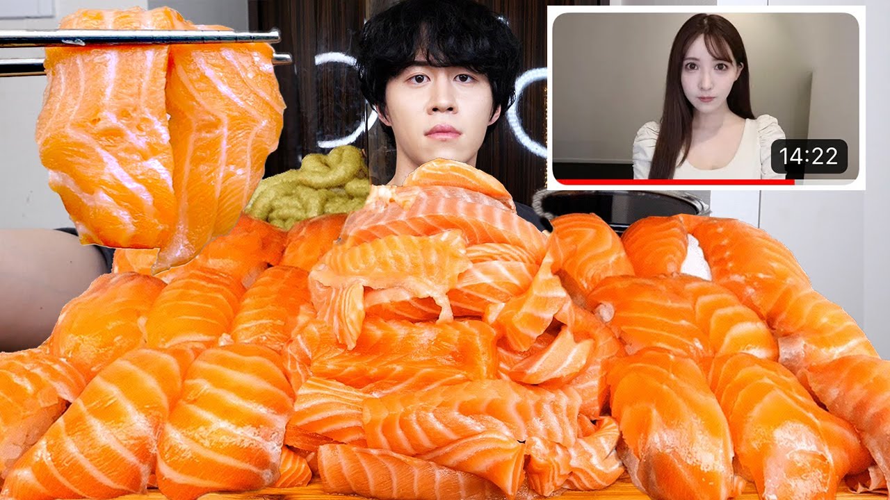 三上悠亜と結婚疑惑について正直に話しながらサーモン5kg食べる。