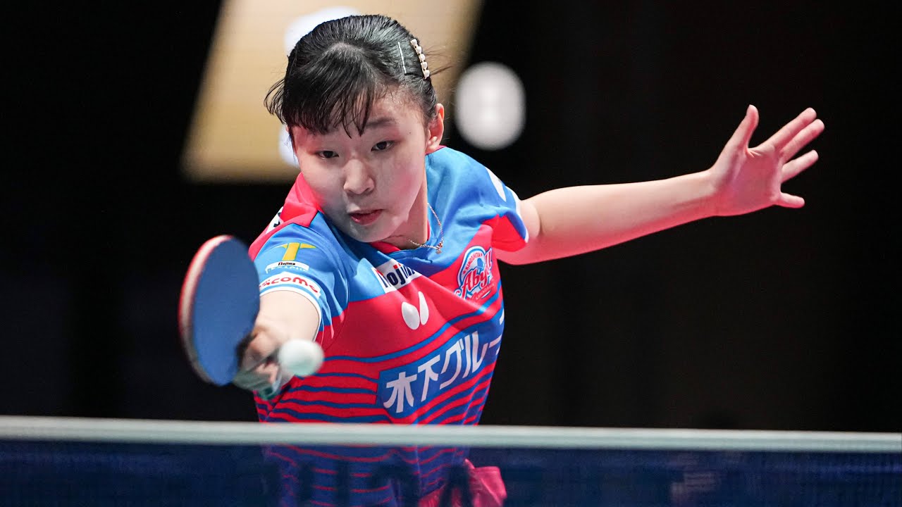 張本美和 Miwa Harimoto Tインタビュー 木下アビエル神奈川 vs 日本ペイントマレッツ ノジマTリーグ2022-2023 【卓球 Tリーグ公式】