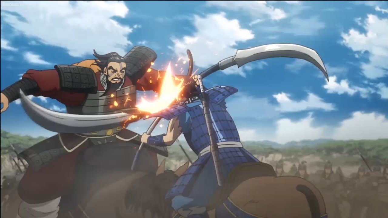 『キングダム 第4シリーズ 』魏の火竜、カイ・メンがシンに決闘を挑む , Kai Meng, Wei’s Fire Dragon, challenges Xin to a duel