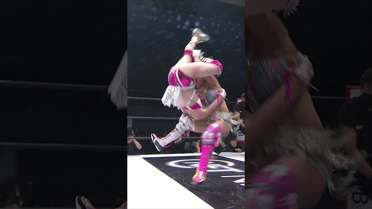 【女子プロレス】白川未奈の新必殺技『フィギュア・フォー・ドライバーMINA』!【スターダム】