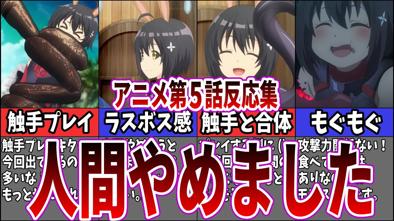 【合体!!】痛いのは嫌なので防御力に極振りしたいと思います。2期第5話に対するネット中毒民の声【反応集】