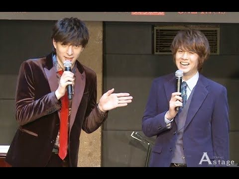 『ブロードウェイと銃弾』製作発表③ 浦井健治、城田優 歌唱&浦井健治一発芸