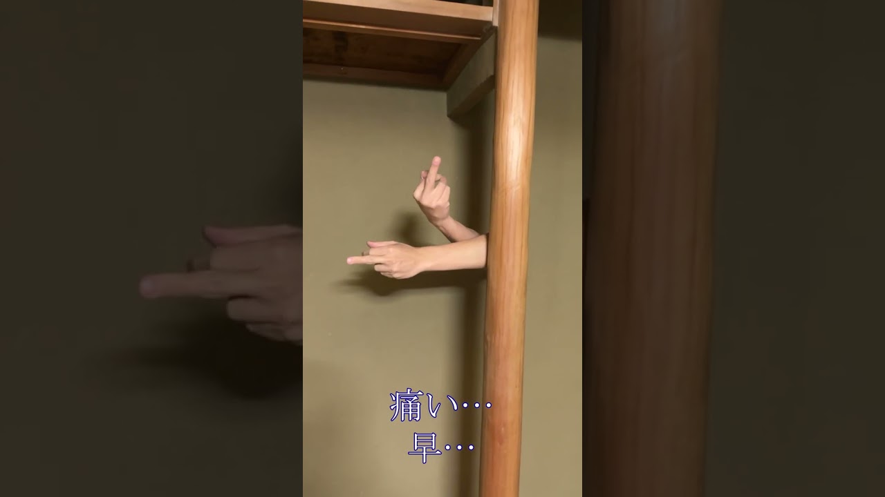 手の幽霊を引きずりだそうとしてみた#shorts