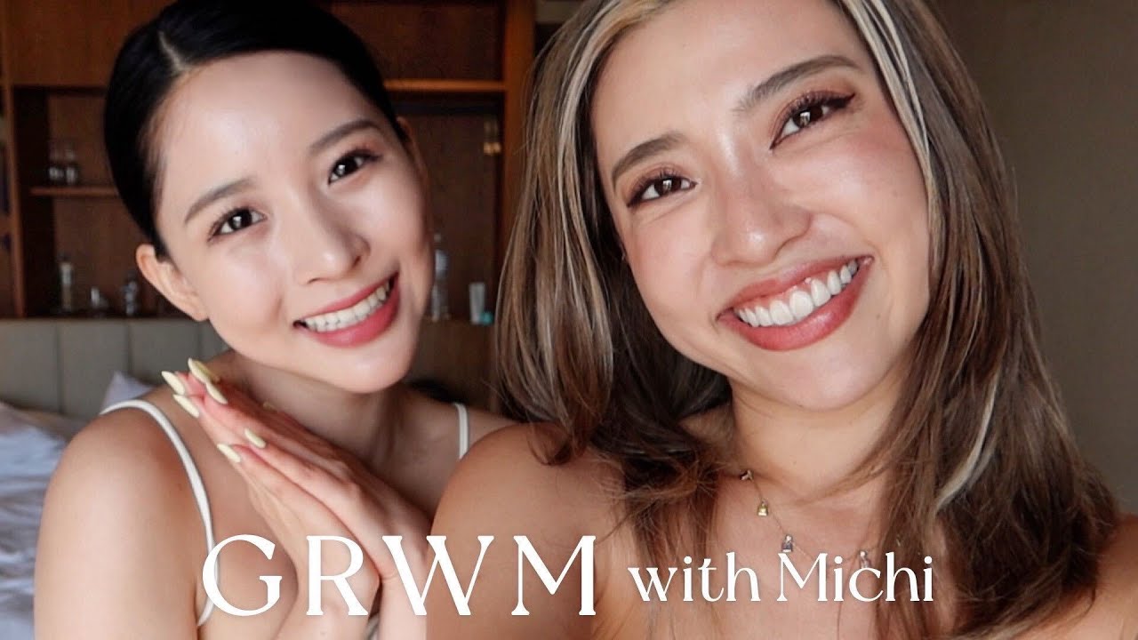 【GRWM】ミチちゃんとゆる〜く雑談GRWM🥱💕サントリーニの早朝🌅