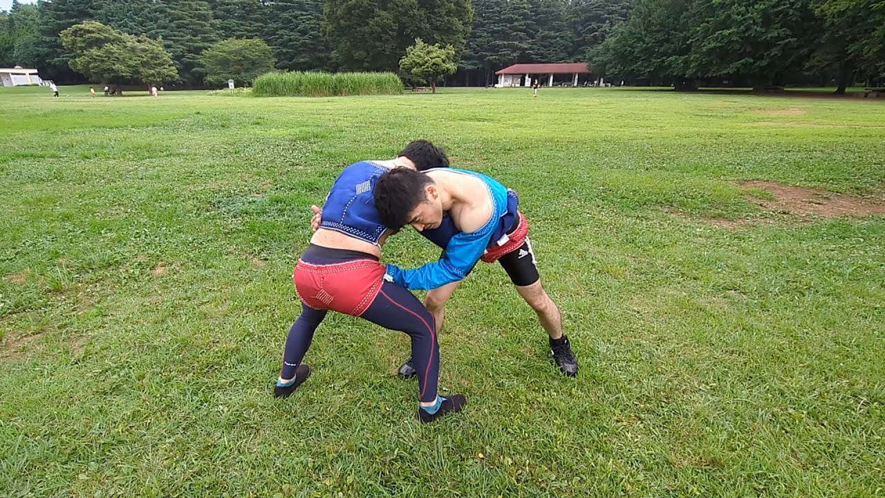 【草原のシュアイジャオ】光が丘公園 二人ハワリンバヤル 神動画 ブリッジを撮りたい 第三回