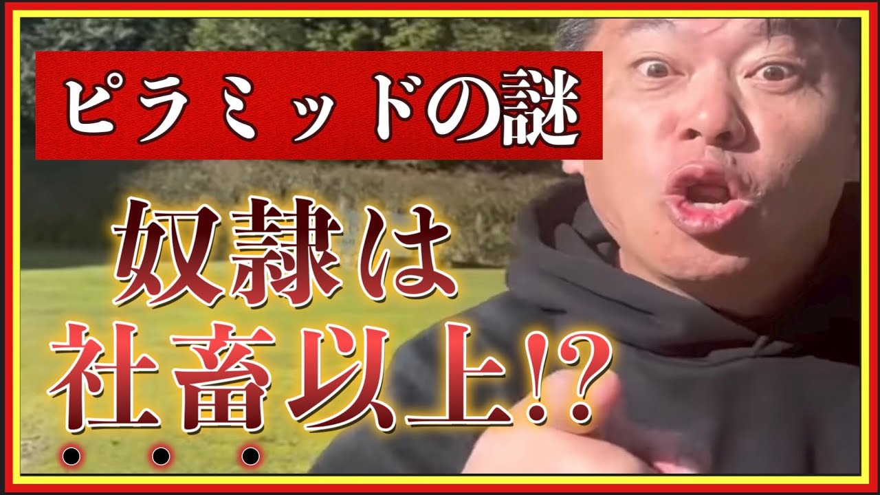 【ホリエモン】ピラミッドは誰が作ったのか判明!?驚きの待遇が判明#堀江貴文#切り抜き#成田悠輔