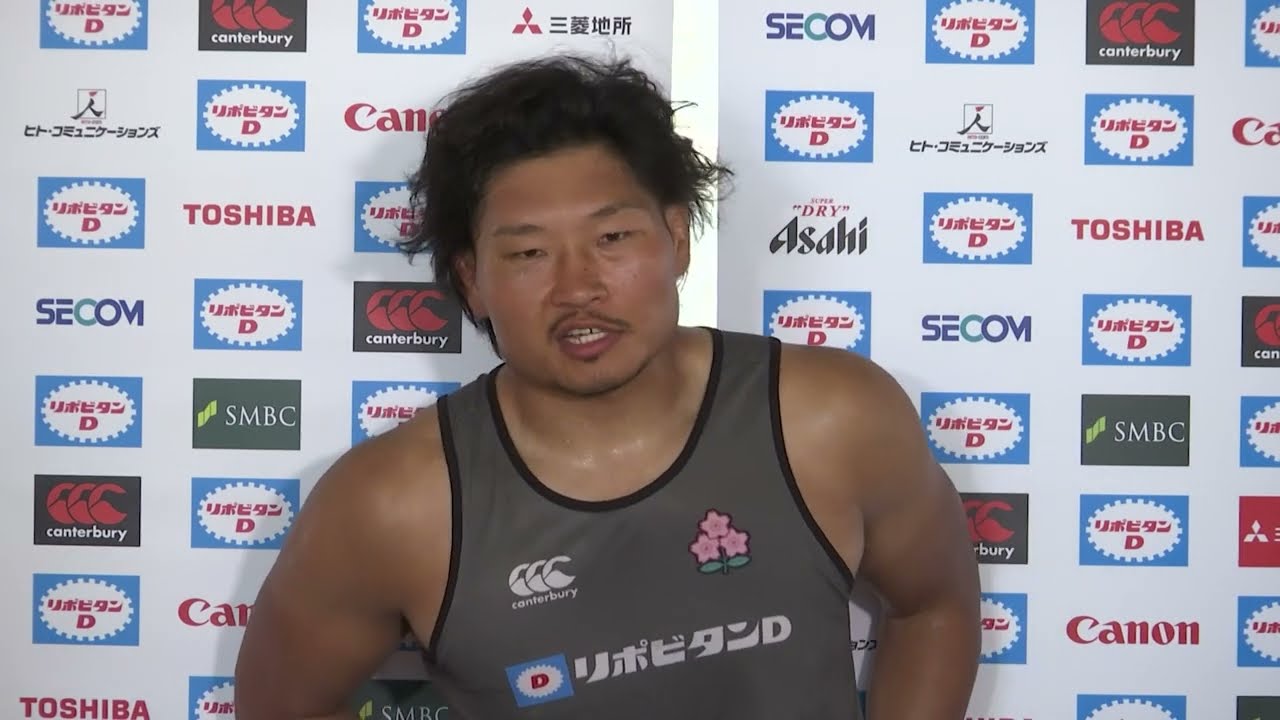 ラグビー日本代表インタビュー(7月26日 #稲垣啓太 #ヴァルアサエリ愛 )