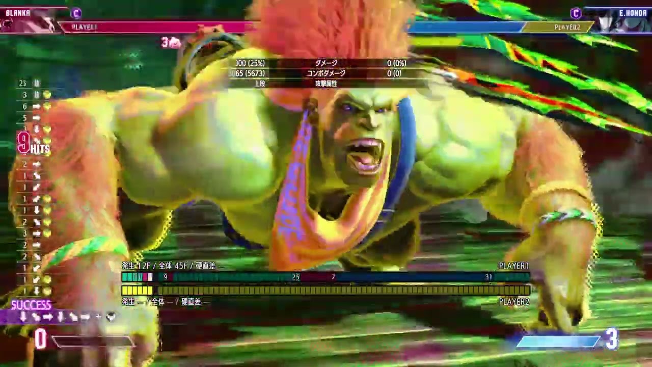 ブランカ 中段コンボ 5065ダメージ【ストリートファイター6 コンボ】