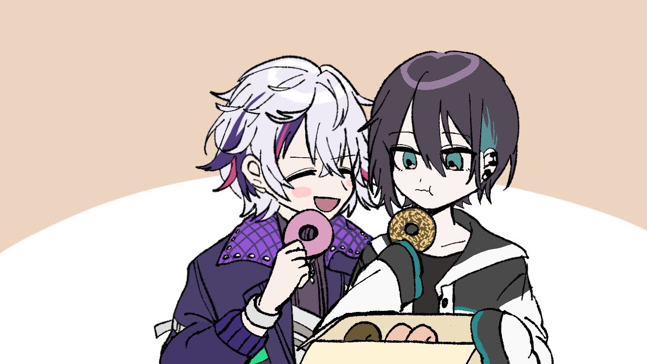 【手描きにじさんじ】対照的なおふたり