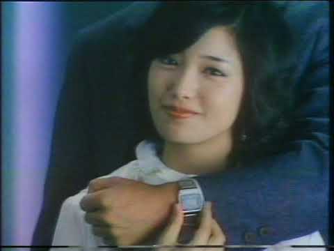 カシオの腕時計のCMです(山口百恵出演)