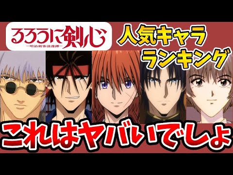 【るろうに剣心】人気キャラランキング!ここで?評価が分かれるランキング!【剣心の声】【緋村剣心】【斉藤壮馬】【神谷薫】【高橋李依】【斎藤一】【日野聡】【相楽左之助】【るろ剣】
