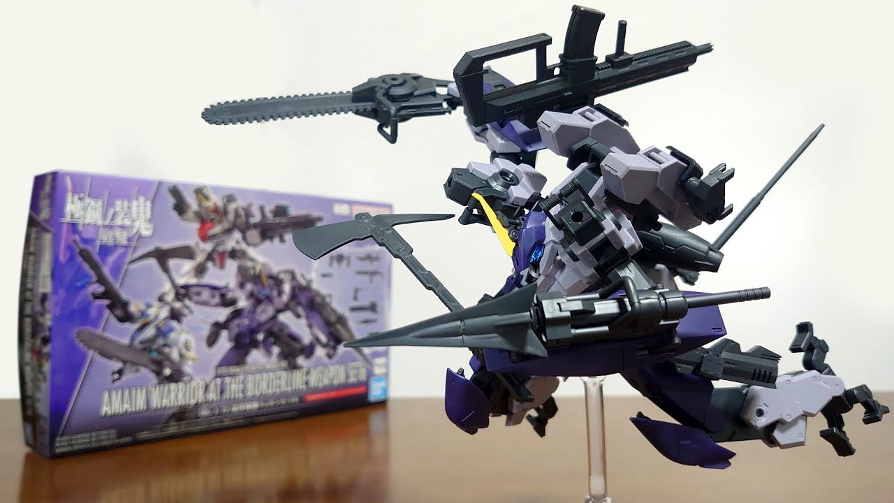 (チェーンソーやハイドロジェットパックを装備!ゴウヨウをさらにかっこよく!ポーズがめっちゃ決まる!)HG 1/72 境界戦機ウェポンセット6 レビュー