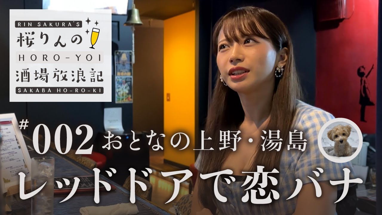 【桜りんのほろよい酒場放浪記】#002 ダイニング&バー RED DOOR(上野・湯島) #HOROYOI #酒場放浪記 #りんチャンネル