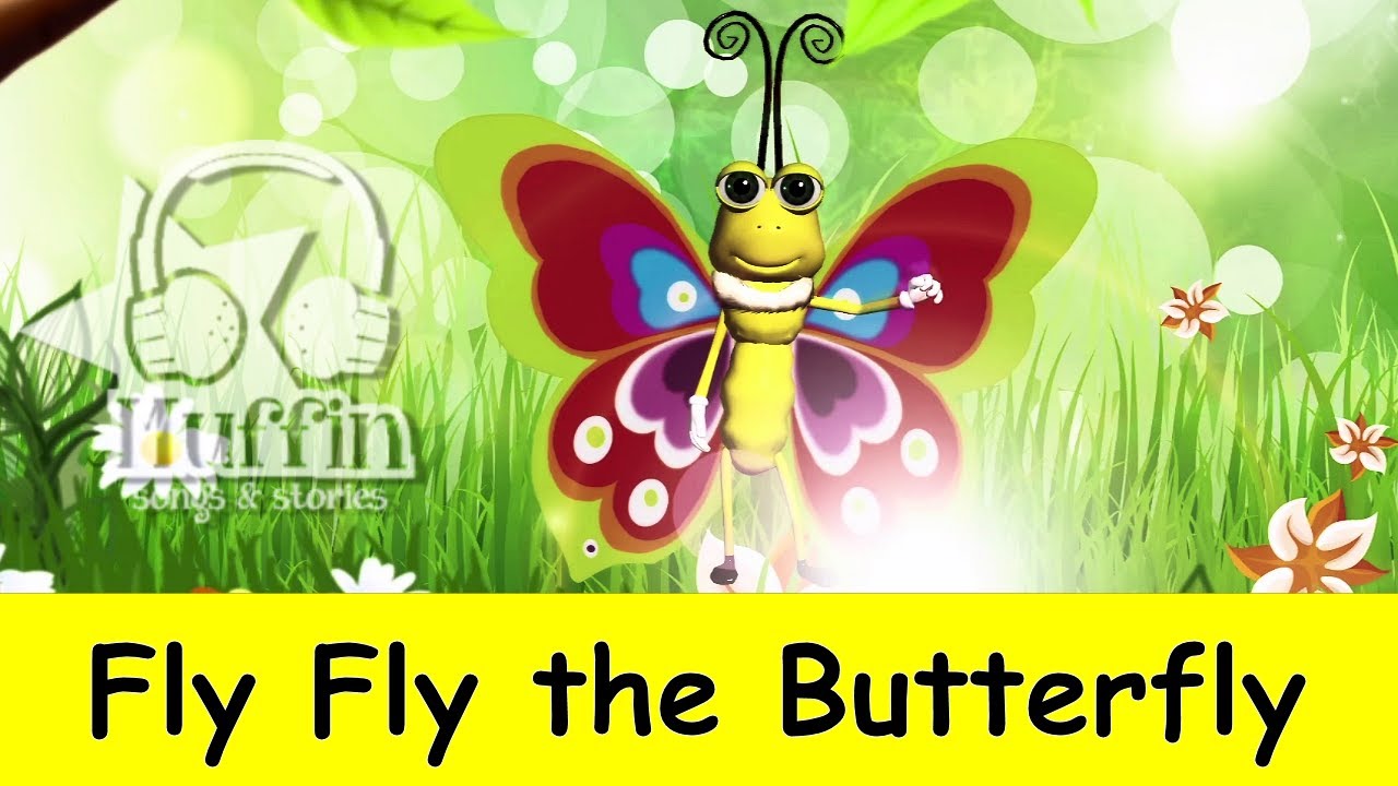 Fly Fly the Butterfly | Family Sing Along – Muffin Songs