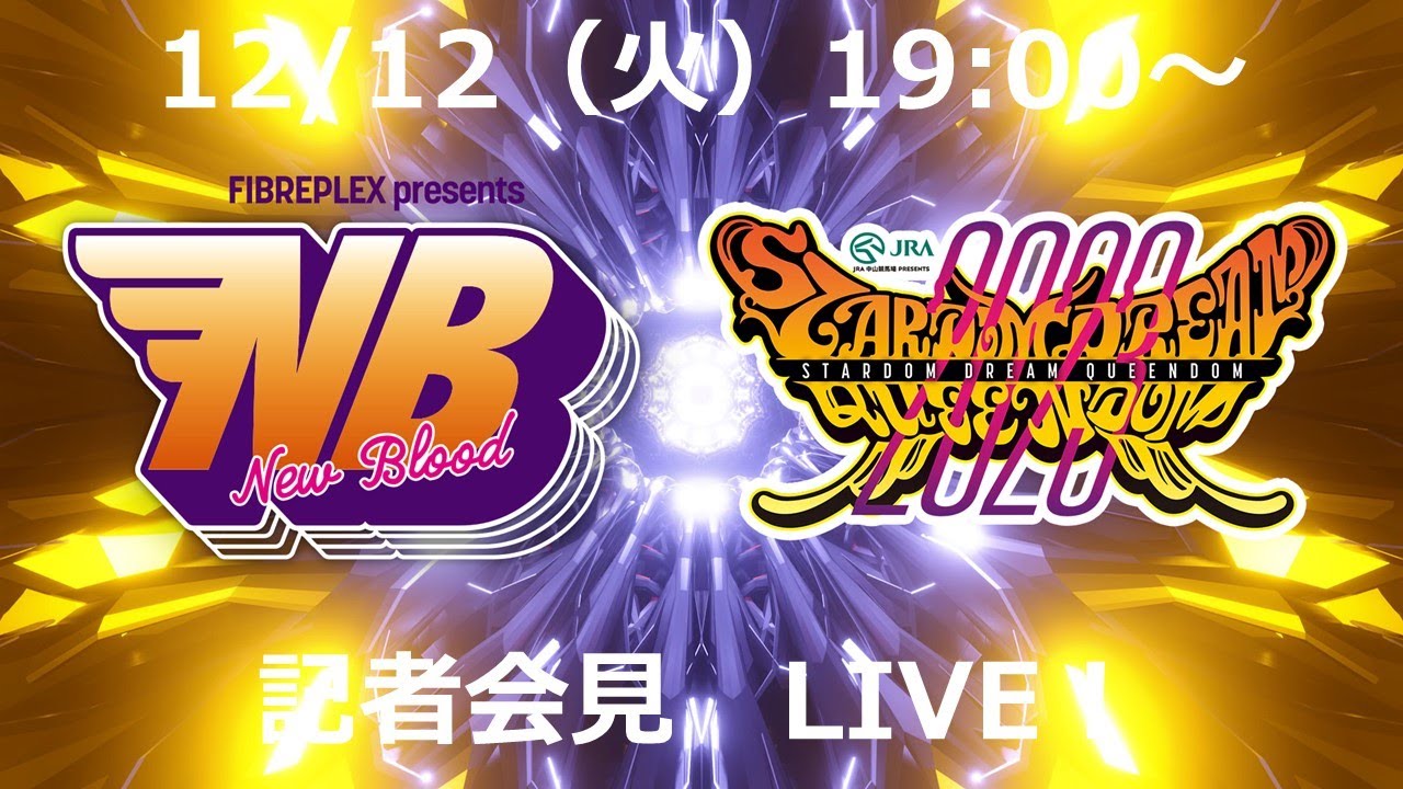 【12/12 19時~ 記者会見】『FIBREPLEX presents NEW BLOOD 12』&『JRA中山競馬場 presents STARDOM DREAM QUEENDOM 2023』